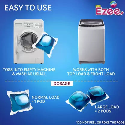 godrej ezee Detergent Pods Regular Detergent Pod (20 Pods) godrej ezee Detergent Pods Regular Detergent Pod (20 Pods)